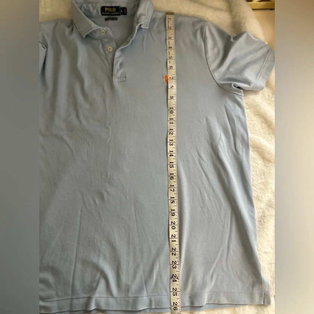 Ralph Lauren Men's Sky Blue Polo Shirt #summer